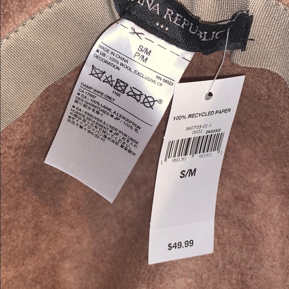 Banana Republic 100% Wool Fedora. S/M. - Picture 3 of 3